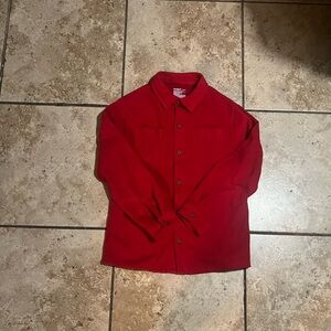 Cat & Jack Boys Vibrant Red Shirt Jacket